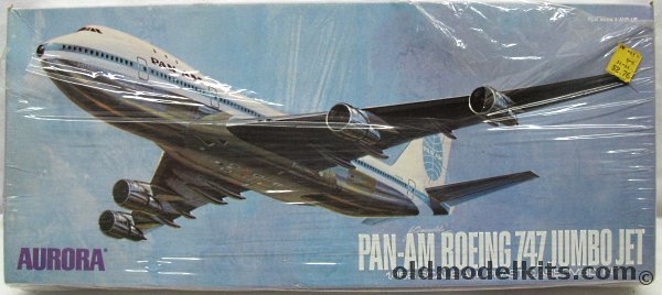 Aurora 1/156 Boeing 747 Pan Am Jumbo Jet, 361 plastic model kit